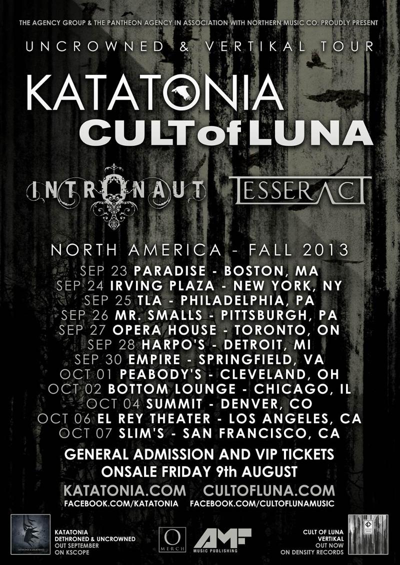 katatonia north america tour