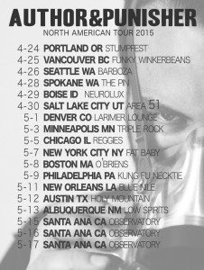 Author and Punisher tour