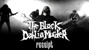 Black Dahlia Murder receipt