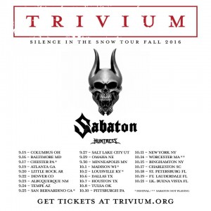 Trivium Sabaton tour