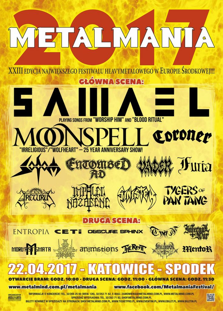 Metalmania 2017_poster