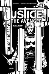 JIAvengerFaces01CoverCIncen10MandrakeBW