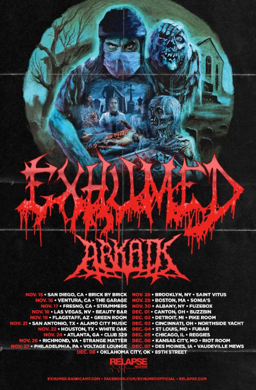 EXHUMED_tour_poster